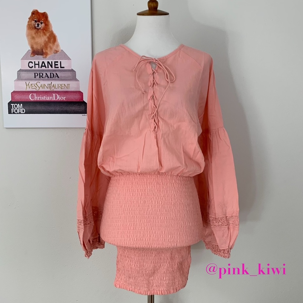 Auguste Vagabond Luxe Anglaise Boho Mini Dress